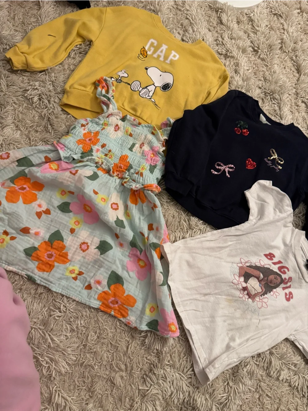 Gap, H&M, cat & jack toddler girl bundle.